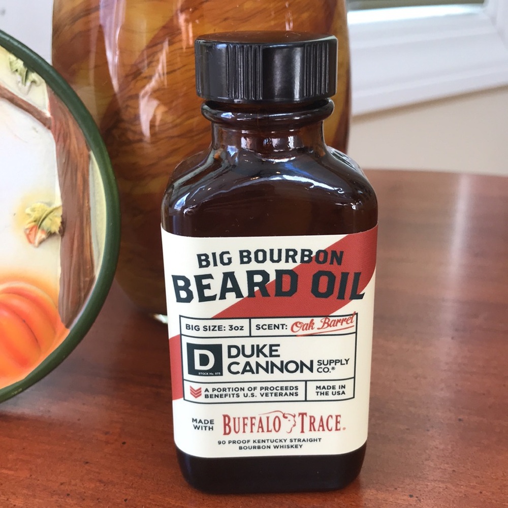 🧔🏻‍♂️🧔‍♂️🧔🏾‍♂️ NEW LISTING! NWOT! DUKE CANON Big Bourbon Beard Oil 3 oz - Picture 2 of 5